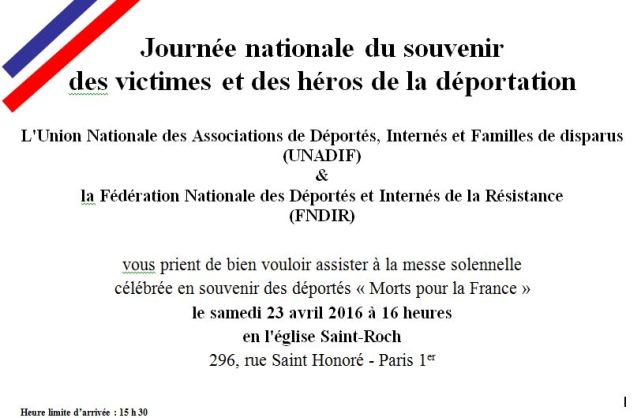 Messe du 23 avril 2016 site unadif